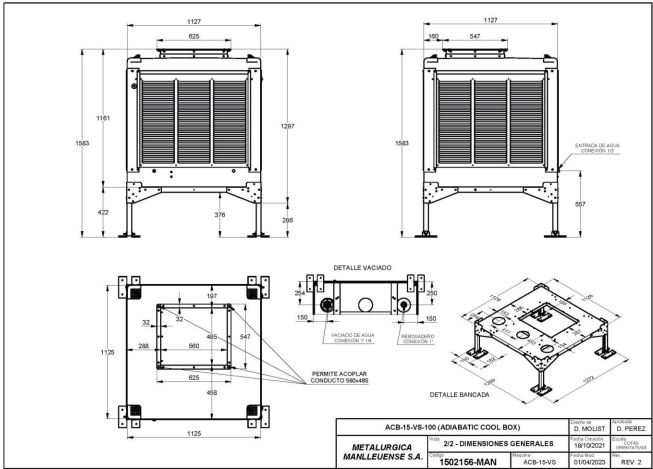 ACB-15-VS-100 Adiabatic cool box