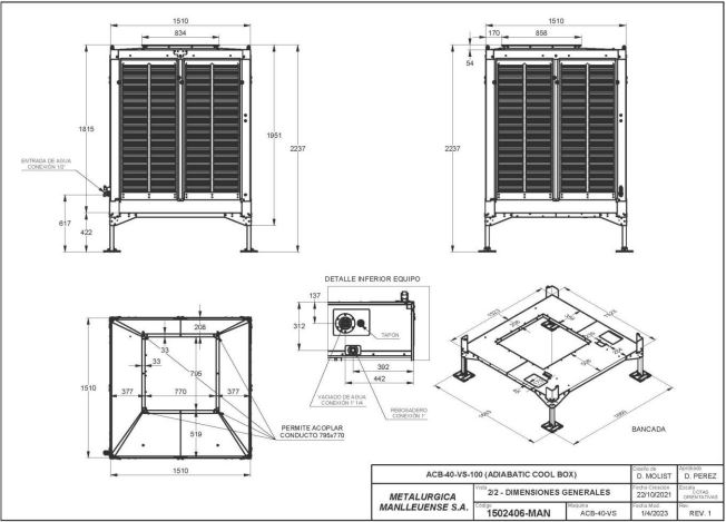 ACB-40-VS-100 Adiabatic cool box