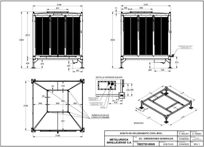 ACB-70-VS-100 Adiabatic cool box