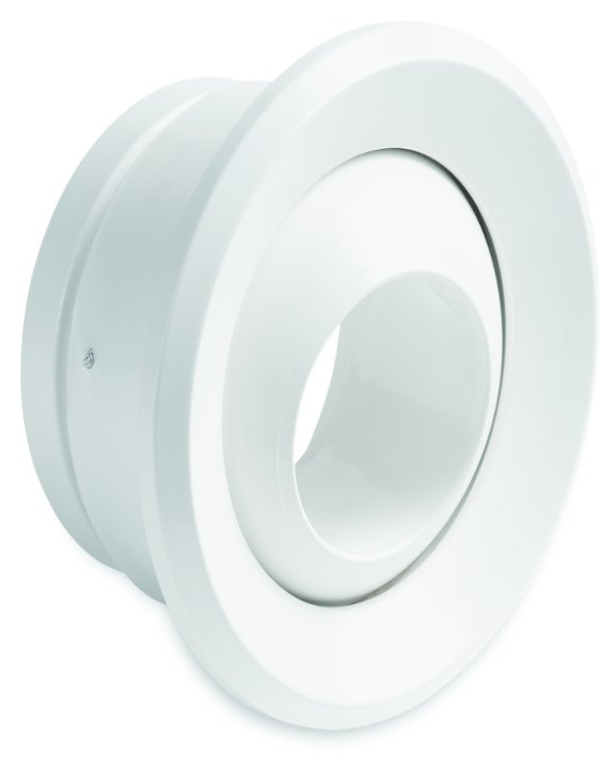 AJD-125-SW Aluminium Jet diffuser, White RAL9003