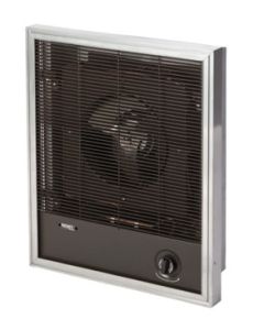 CHDA-5000 5kw 230v ~ 1ph recessed wall mounted fan heater with integrated control