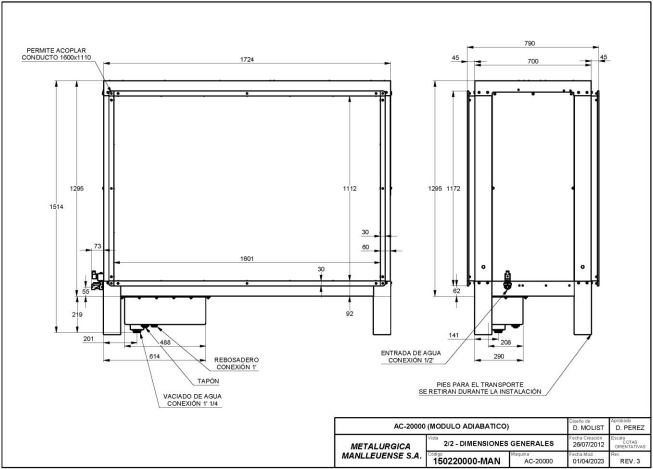 AC-20000 – Adiabatic humidifier 20,000 m³/h