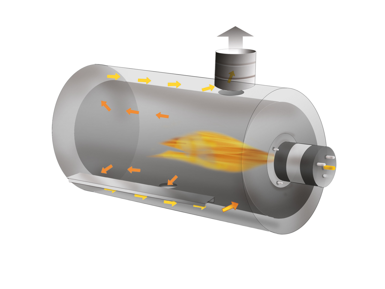 EC55DV Indirect Combustion Oil Fired Heater